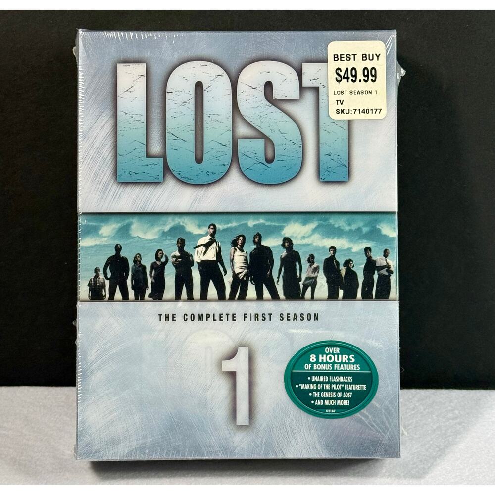 LOST Season 1‎ Complete First Season DVD Box Set New Sealed 7-Disc TV Series
